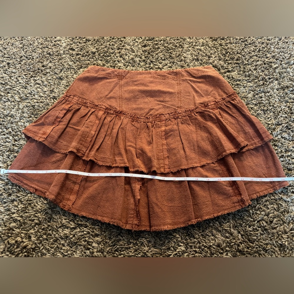 Free People Ruffles In the Sand Mini Skirt - Picture 4 of 7